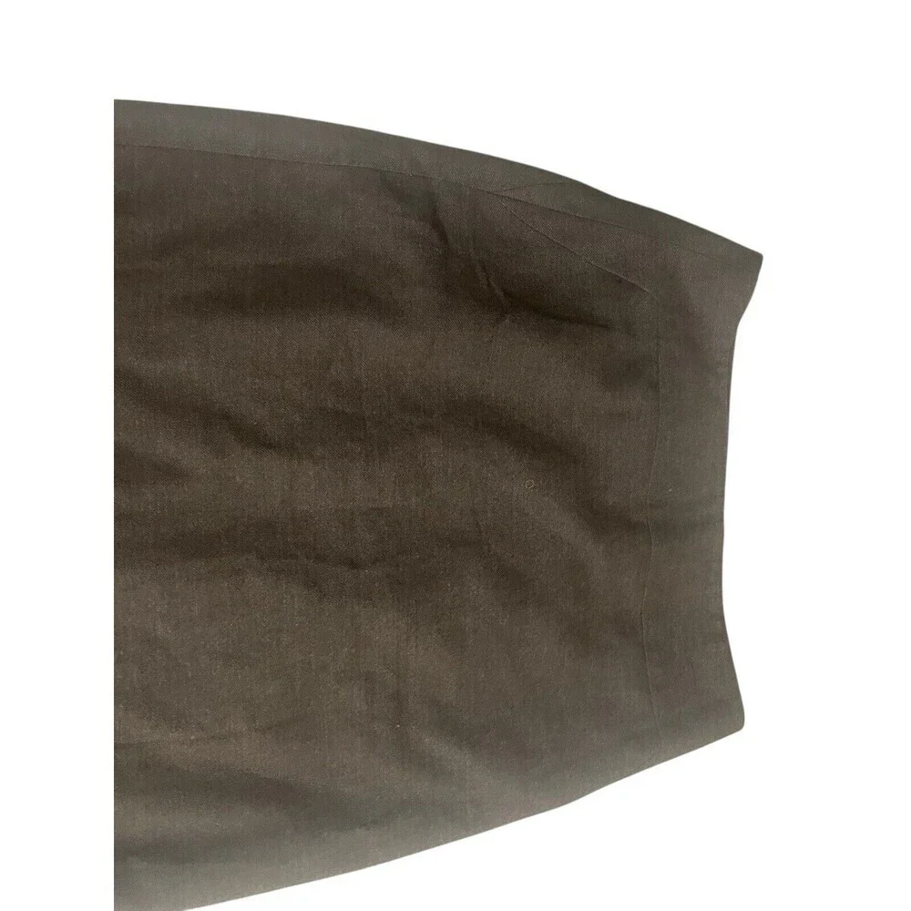 Banana Republic Skirt Mini Size 4 Stretch Lined Side Zip Brown